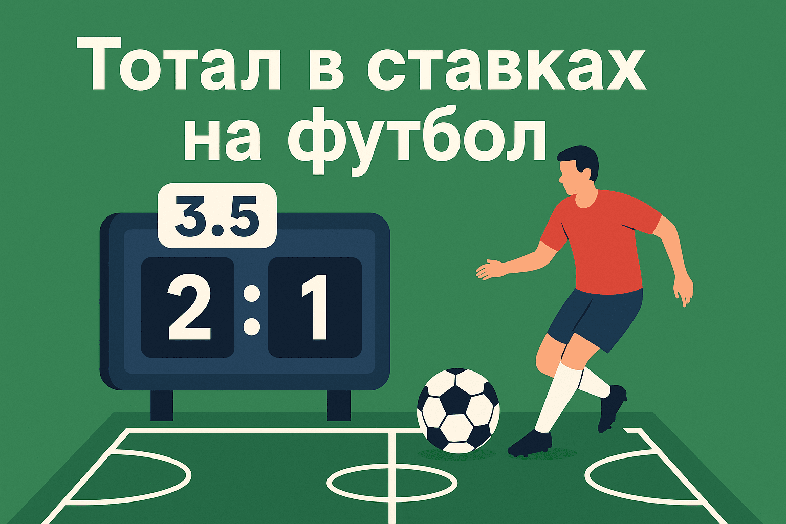Тотал в ставках на футбол — виды и стратегии