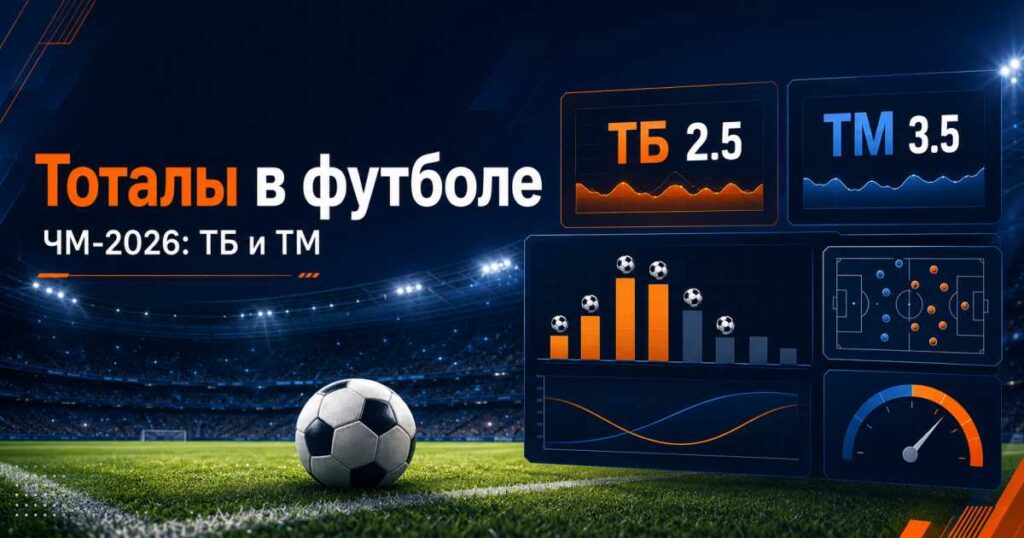 Как ставить на тоталы в футболе на ЧМ-2026, стратегия ТБ и ТМ